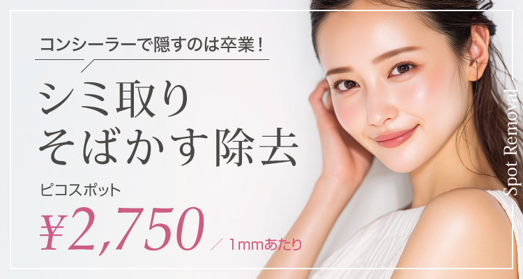 シミ取りそばかす除去